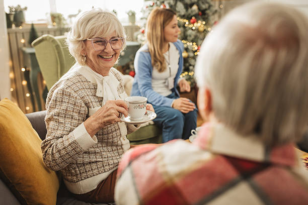 istock Christmas at nursing home 2224895532