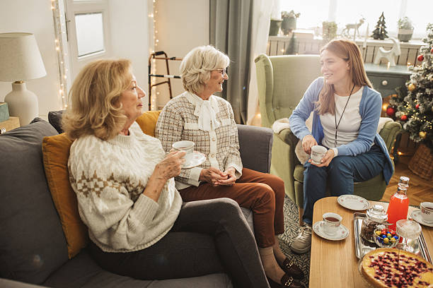 istock Christmas at nursing home 2224895539