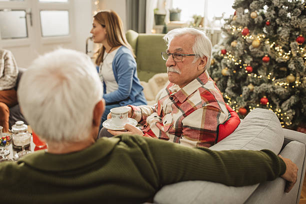 istock Christmas at nursing home 2224895548
