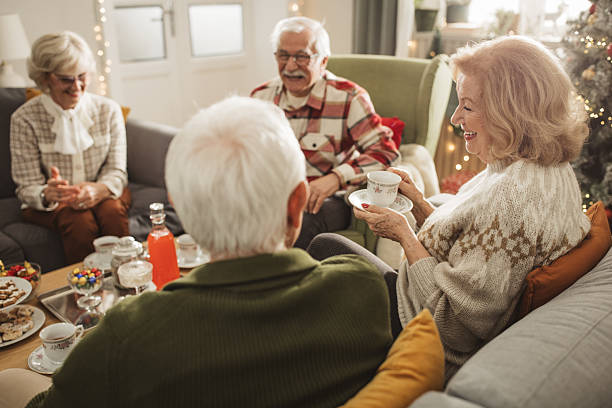 istock Christmas at nursing home 2224895603