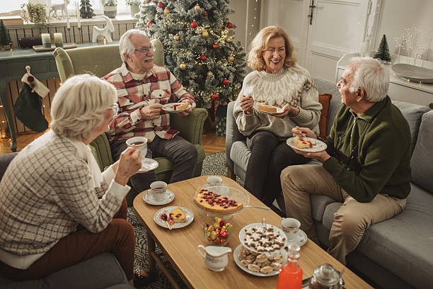 istock Christmas at nursing home 2224895629