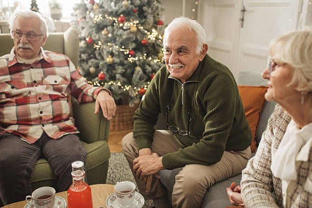 istock Christmas at nursing home 2224895632