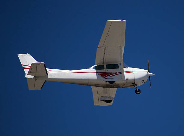 istock Cessna Skyhawk plane flying on a summer morning 2224901060