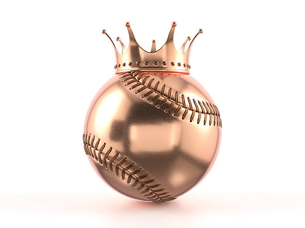 Baseball ball with blank ribbon