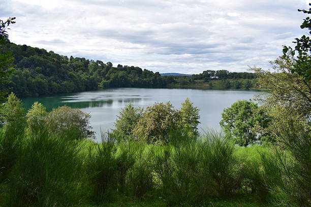 istock caldera lake in summer forest 2224905563