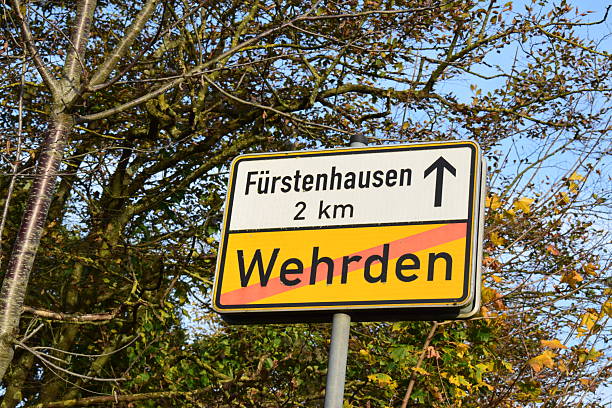 istock town end sign of Werden 2224908371