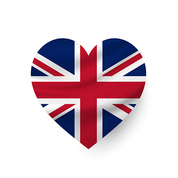 istock United Kingdom heart flag. Great Britain heart flag. Union Jack. Vector 2224911867