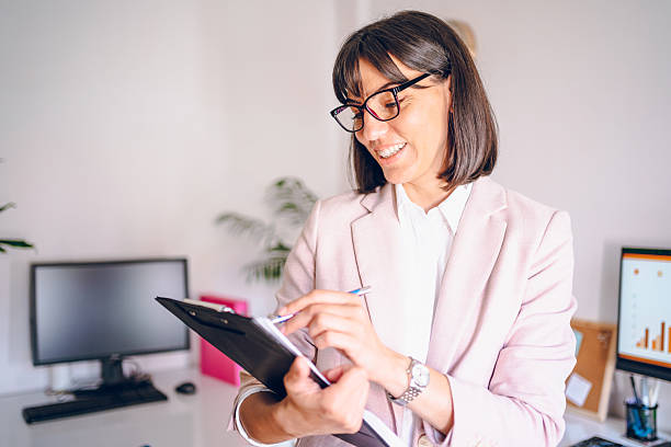 istock Business woman in the office 2224920192