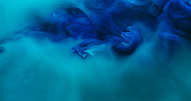 istock Blend flow atmospheric smoke ink water fume swirl 2224920606