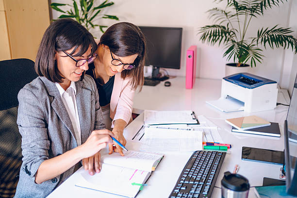 istock Two business women in the office 2224921111