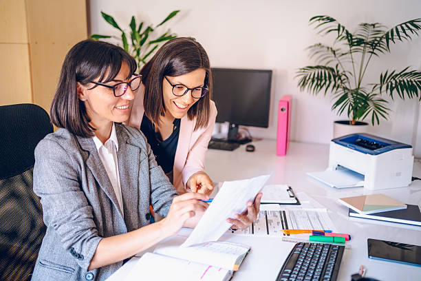 istock Two business women in the office 2224921324