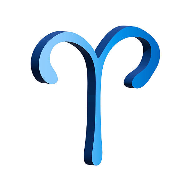 istock 3d aries zodiac sign Astrology clipart Element for design 2224925614