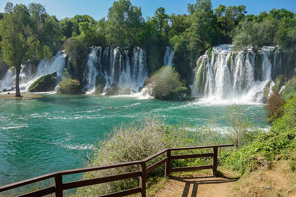 istock Kravica waterfall in Trebizat river. 2224926310