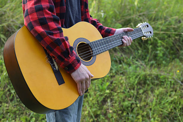 istock A young guy  with a guitar travels alone 2224929356