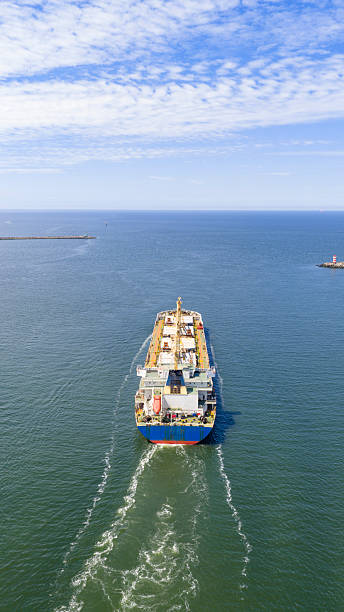 istock Freight ship sailing onto the North Sea 2224933718