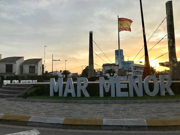 istock Mar Menor sign on roundabout, Spain 2224933985