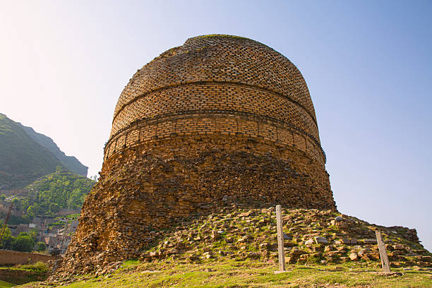 Shingardara stupa in Swat valley, Pakistan.