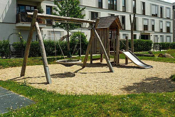 istock Modern Residential Playground View 2224961254