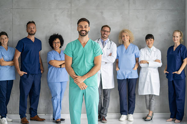 istock Friendly healthcare worker smiling in modern scrubs 2224966009