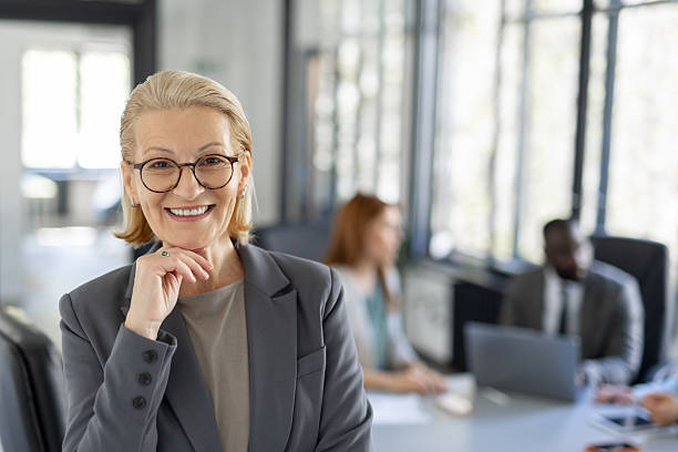 istock Smiling senior executive exudes confidence in the office 2224966080