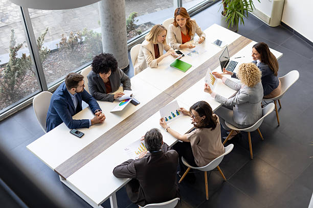 istock Collaborative Business Meeting in Modern Office Space 2224971866