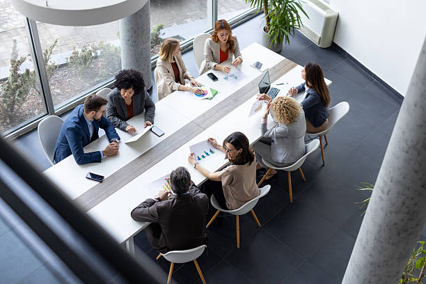 istock Team Meeting with Diverse Professionals in Modern Office 2224971874