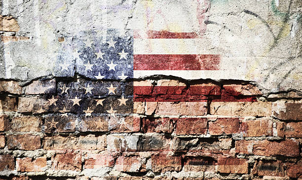 istock Grunge USA Flag background texture 2224981403