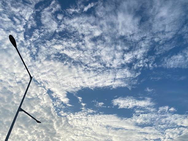 istock Bright daytime sky featuring cirrus clouds and urban lighting 2224983338