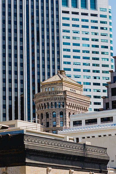 San Francisco, California, USA - 22 April, 2017- San Francisco City Hall Building at sunny day. Huge dome atop governmental building, wide angle shot
