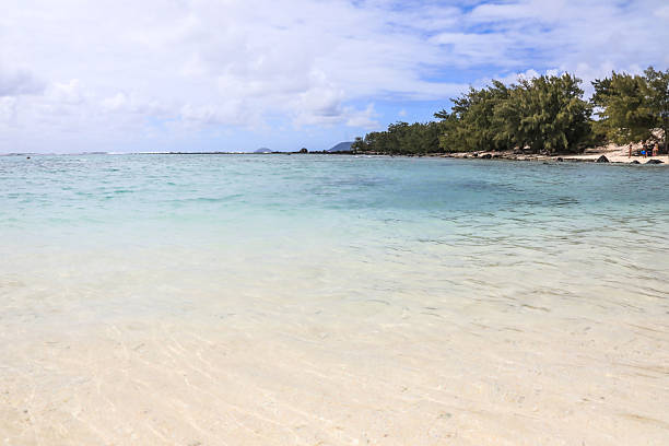 Beautiful beach on beautiful Indian Ocean island in Africa