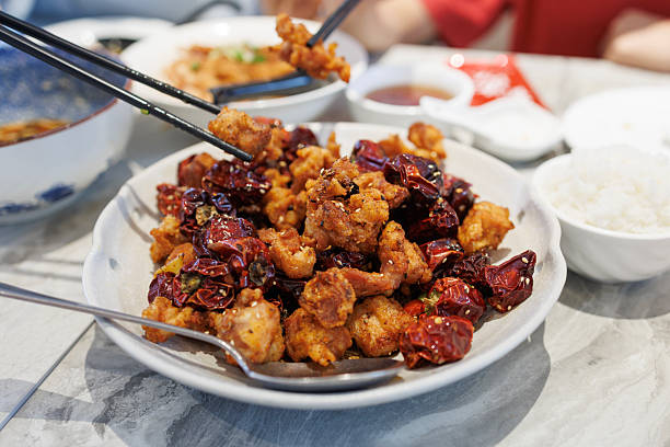 istock Spicy Szechuan Diced Chicken with Dried Chili 2225006553