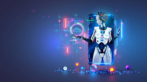 istock AI. AGI. Ai agent. AI chatbot robot. Beautiful cyborg girl. AI assistant. 2225007499