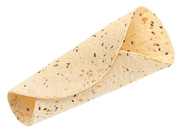 istock Lavash isolated on white background with clipping path, top view 2225018371