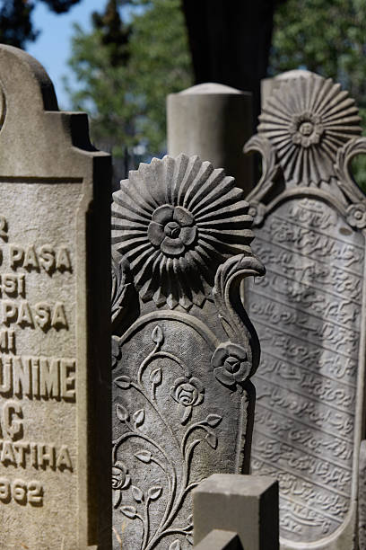Old graves at the Jewish Cemetery, one of the largest Jewish cemeteries in Europe, on October 22, 2017 in Warsaw, Poland