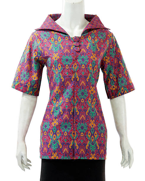 istock Beautiful blouse with patterns like weaving and calm colors combination 2225041120