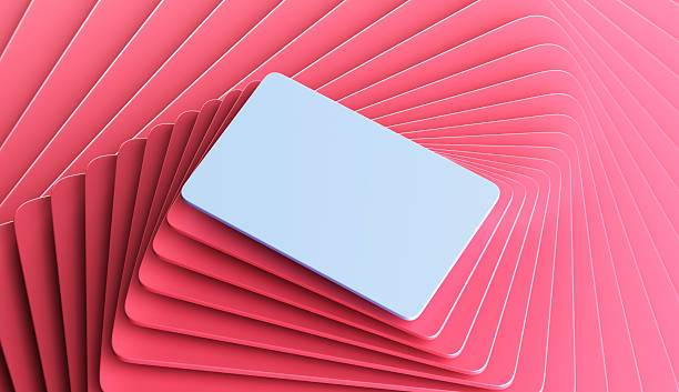 istock Blank credit card on abstract background 2225041480