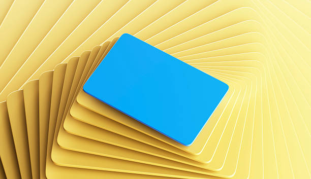 istock Blank credit card on abstract background 2225041488