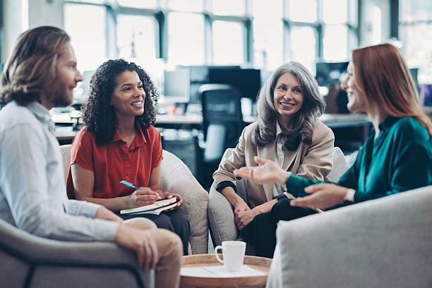 istock Business people meeting in an open office space 2225042681