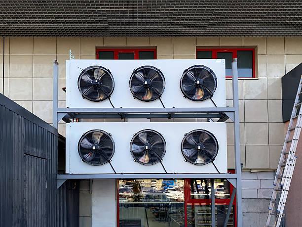istock Ventilation and air conditioning system outside the building. 2225045203