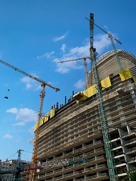 istock Construction of a new residential building or hotel. 2225045469