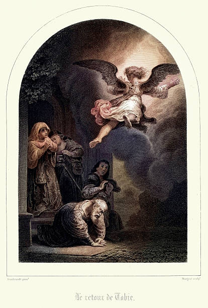 istock Angel, The Return of Tobias,  Old Testament, Bible Religious illustration 2225046333