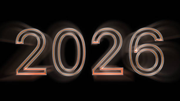 istock New Year Card with 2026 Text 2225047067
