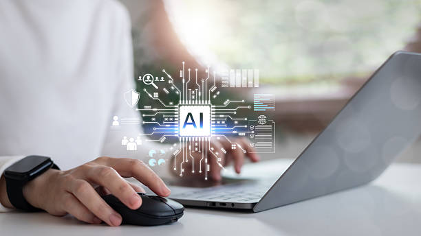 istock AI-powered technology for smart recruitment, online hiring, and candidate screening, with digital interface on laptop, concept of future HR innovation. 2225072906