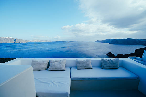 Beautiful Santorini landscape at Oia,Greece.