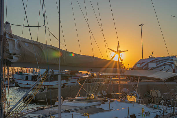 istock The boat on sunrise 2225077362