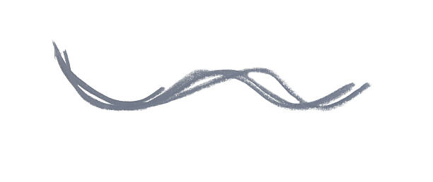 istock Color pencil strip line stroke. 2225079132