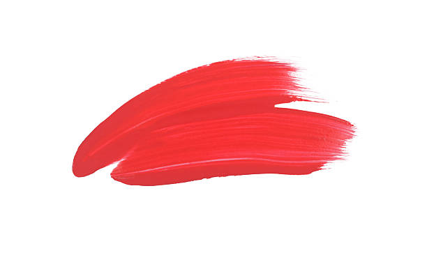 istock Red watercolor blush isolated on white background. 2225079594