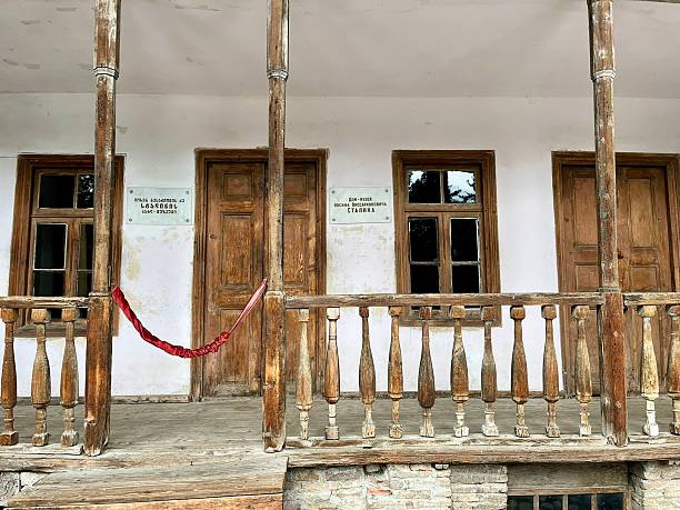 Georgia - Gori - Stalin House \n\nIn a building of Greco-Italian architectural style, there is a small wooden cabin where Stalin was born in 1878 and spent his first four years. The small cabin has two rooms on the ground floor. Stalin's father, Vissarion Dzhugashvili, a local shoemaker, rented the room located to the left of the building and maintained a workshop in the basement.\n\nMai 3, 2025