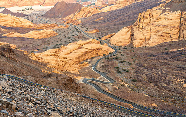 istock Scenic road to Harrat Viewpoint, AlUla, Saudi Arabia 2225095125