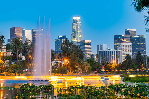 istock Los Angeles Skyline at Dusk 2225095351